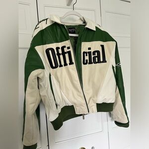 BooHoo Mens Boxy Fit Pu Moto Collared Bomber Jacket Brand New Size Medium